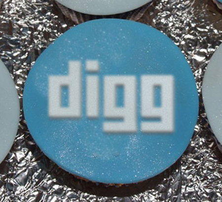 Digg cupcake