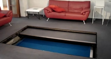 Disappearing Pool Table